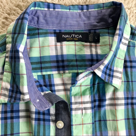 Nautica Other - NWT nautica men’s button up shirt size L